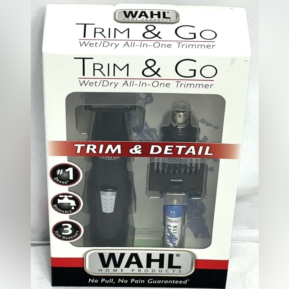 4/$20 Wahl All in one trimmer Trim & Go Wet/Dry Model 5608-1201